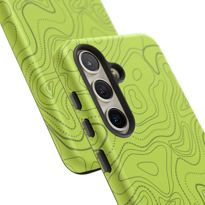 K-Factor Supply Co Signal Green Topo Tough Android Case
