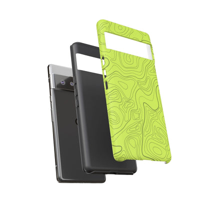 K-Factor Supply Co Signal Green Topo Tough Android Case