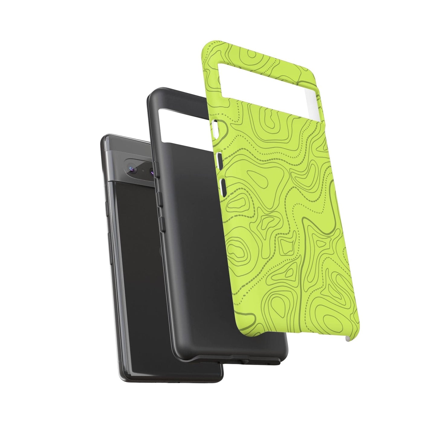 K-Factor Supply Co Signal Green Topo Tough Android Case