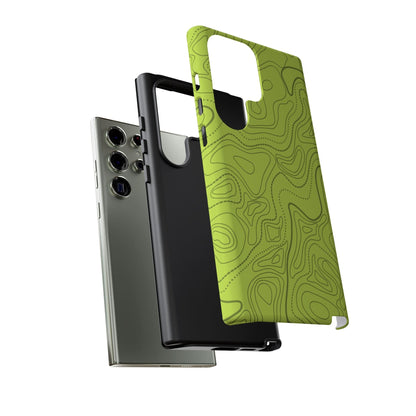 K-Factor Supply Co Signal Green Topo Tough Android Case