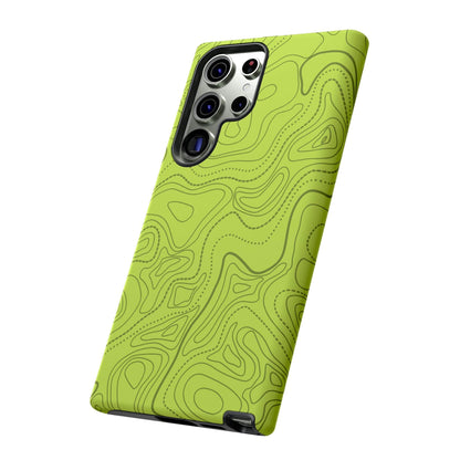 K-Factor Supply Co Signal Green Topo Tough Android Case