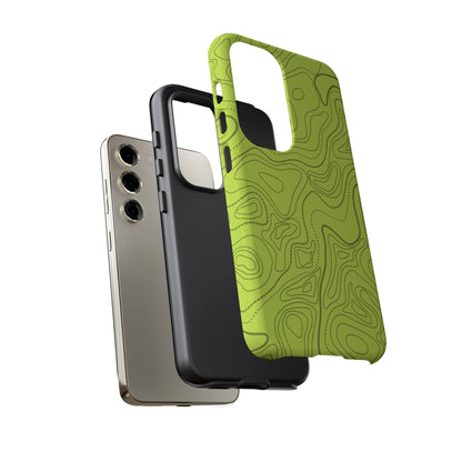 K-Factor Supply Co Signal Green Topo Tough Android Case
