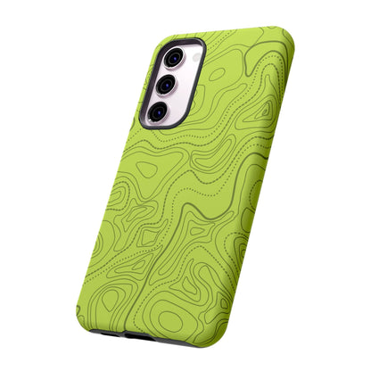 K-Factor Supply Co Signal Green Topo Tough Android Case