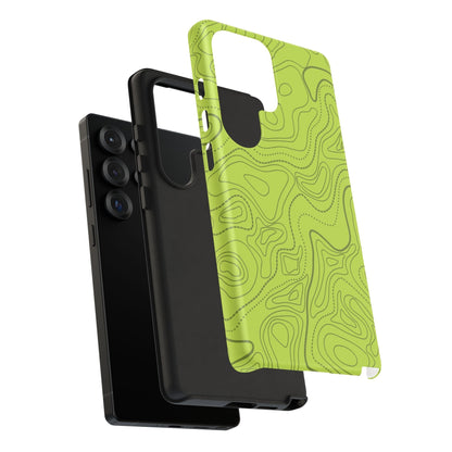 K-Factor Supply Co Signal Green Topo Tough Android Case