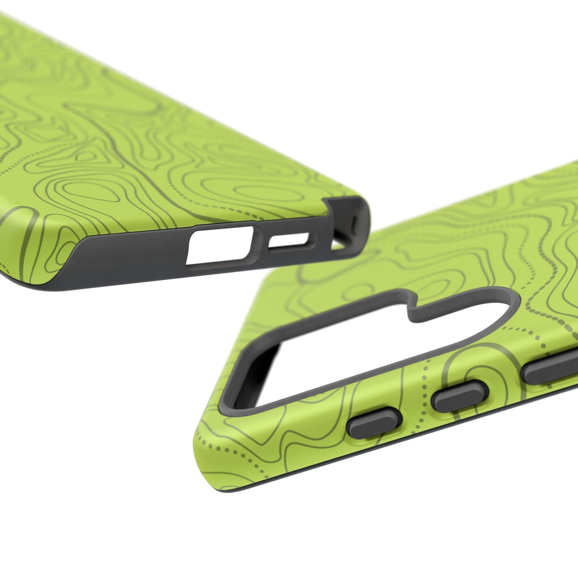 K-Factor Supply Co Signal Green Topo Tough Android Case