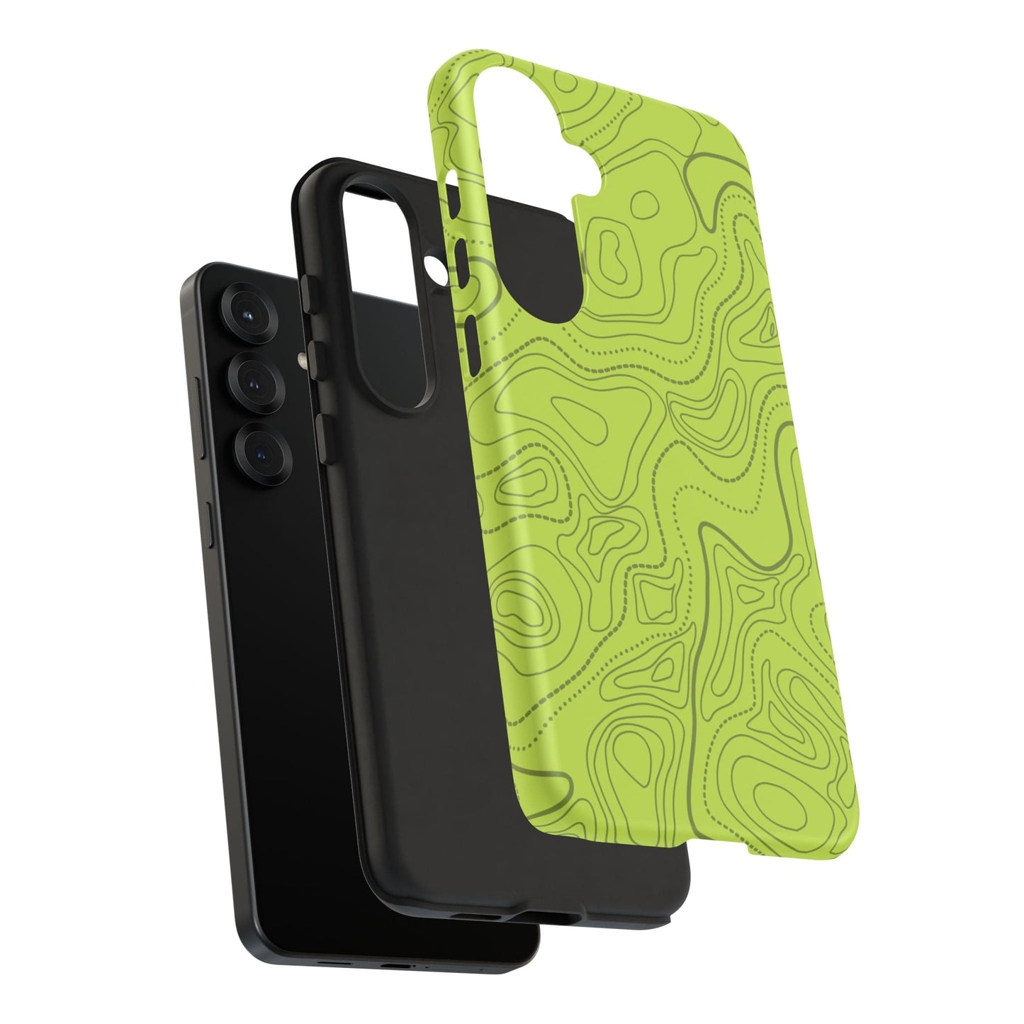 K-Factor Supply Co Signal Green Topo Tough Android Case