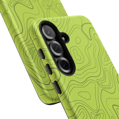 K-Factor Supply Co Signal Green Topo Tough Android Case
