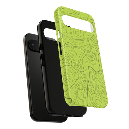 K-Factor Supply Co Signal Green Topo Tough Android Case