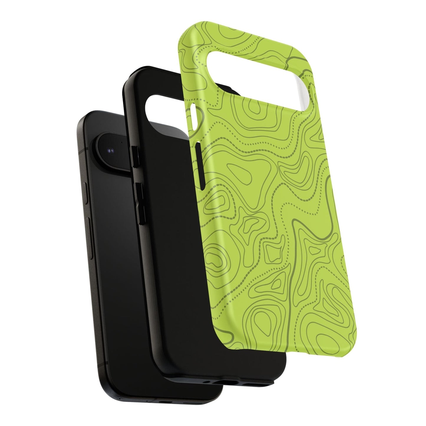 K-Factor Supply Co Signal Green Topo Tough Android Case