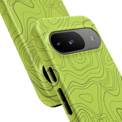 K-Factor Supply Co Signal Green Topo Tough Android Case