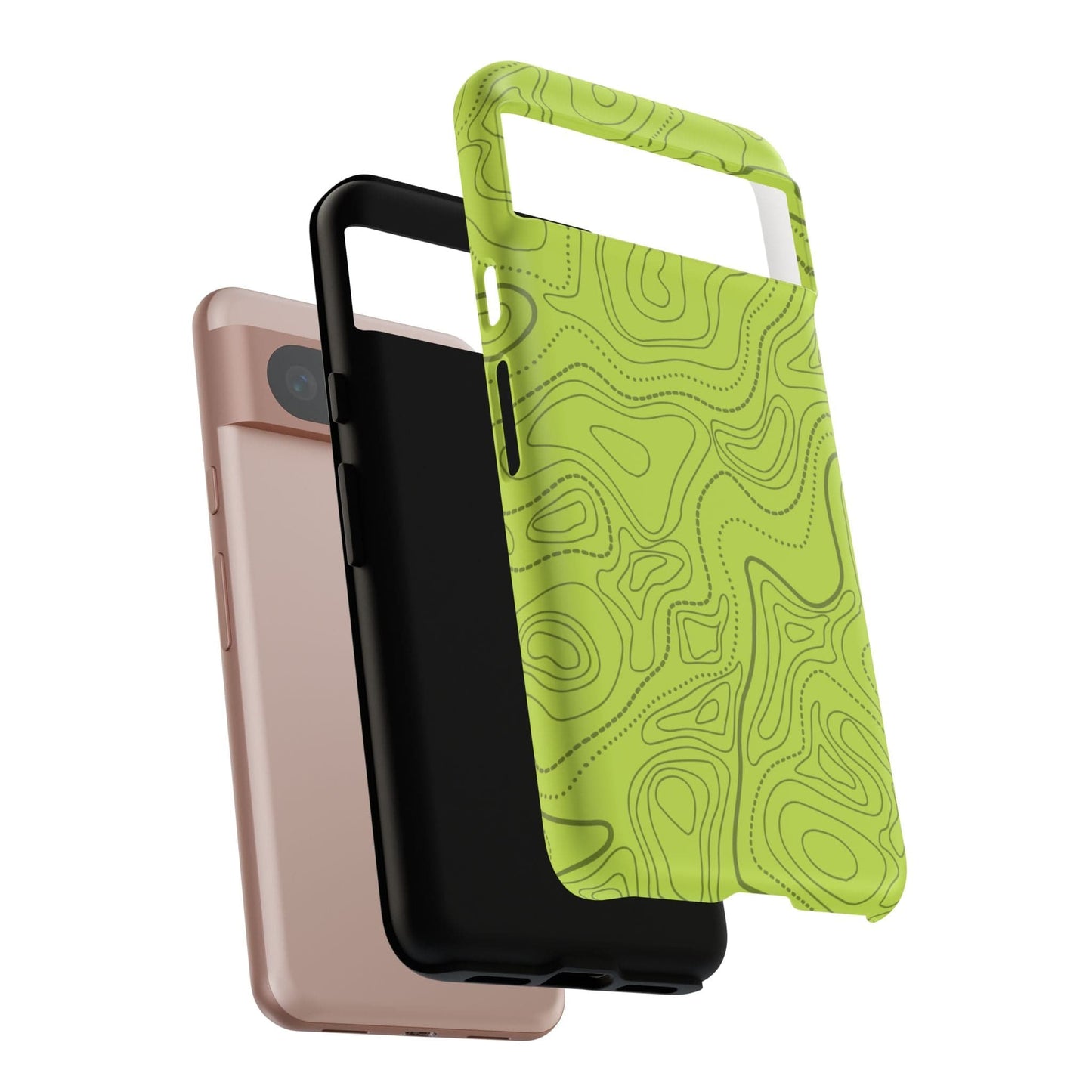 K-Factor Supply Co Signal Green Topo Tough Android Case