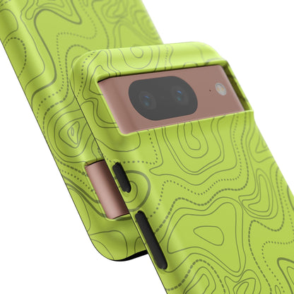 K-Factor Supply Co Signal Green Topo Tough Android Case