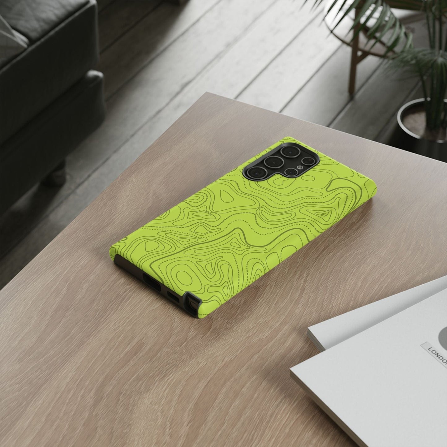 K-Factor Supply Co Signal Green Topo Tough Android Case