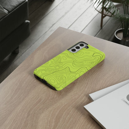 K-Factor Supply Co Signal Green Topo Tough Android Case