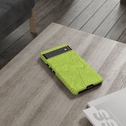 K-Factor Supply Co Signal Green Topo Tough Android Case