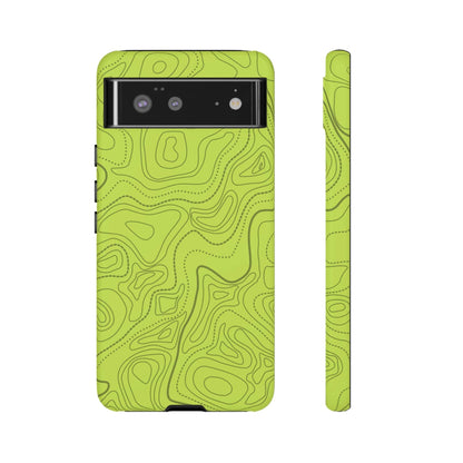 K-Factor Supply Co Signal Green Topo Tough Android Case Google Pixel 6 / Matte
