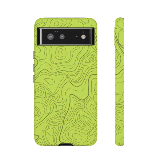 K-Factor Supply Co Signal Green Topo Tough Android Case Google Pixel 6 / Matte