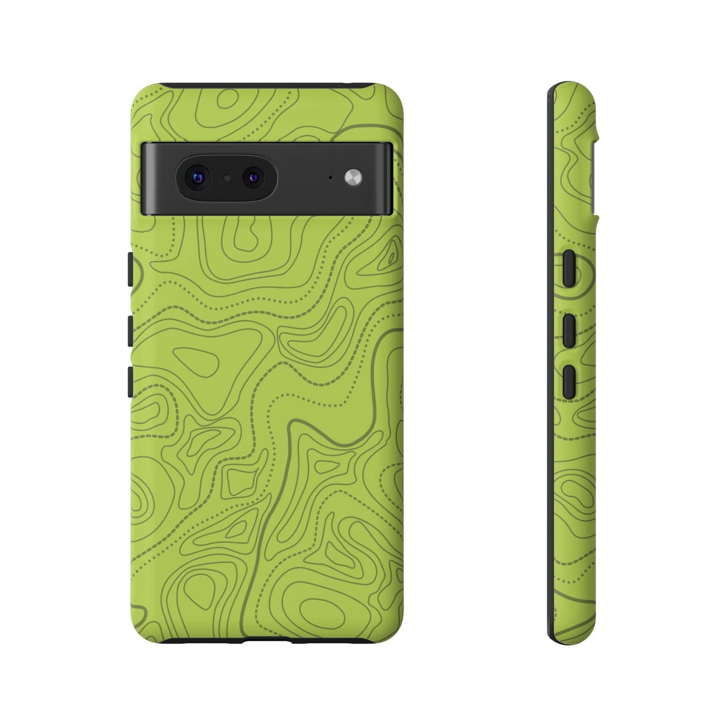 K-Factor Supply Co Signal Green Topo Tough Android Case Google Pixel 7 / Matte
