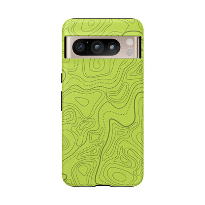 K-Factor Supply Co Signal Green Topo Tough Android Case Google Pixel 8 Pro / Matte