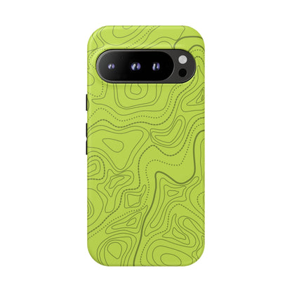 K-Factor Supply Co Signal Green Topo Tough Android Case Google Pixel 9 Pro / Matte