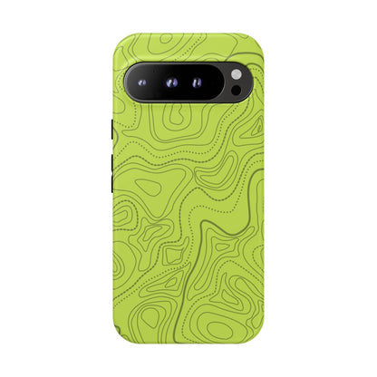K-Factor Supply Co Signal Green Topo Tough Android Case Google Pixel 9 Pro XL