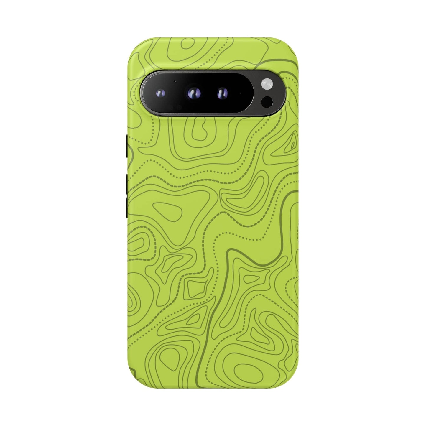 K-Factor Supply Co Signal Green Topo Tough Android Case Google Pixel 9 Pro XL / Matte