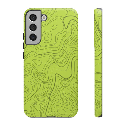 K-Factor Supply Co Signal Green Topo Tough Android Case Samsung Galaxy S22 Plus / Matte