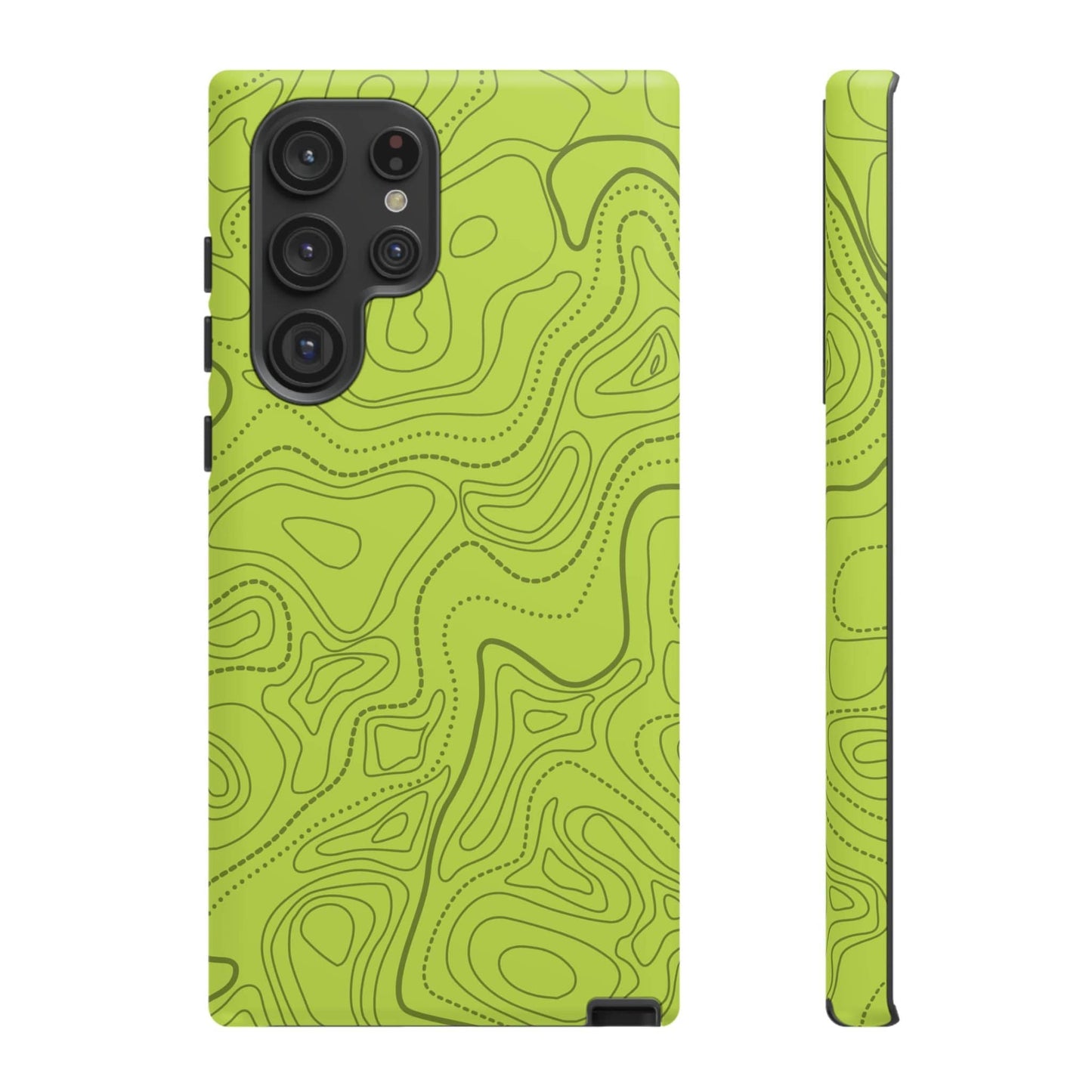 K-Factor Supply Co Signal Green Topo Tough Android Case Samsung Galaxy S22 Ultra / Matte