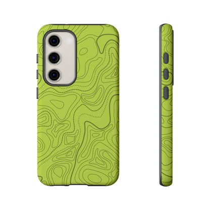 K-Factor Supply Co Signal Green Topo Tough Android Case Samsung Galaxy S23 / Matte