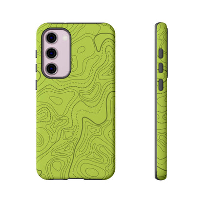 K-Factor Supply Co Signal Green Topo Tough Android Case Samsung Galaxy S23 Plus