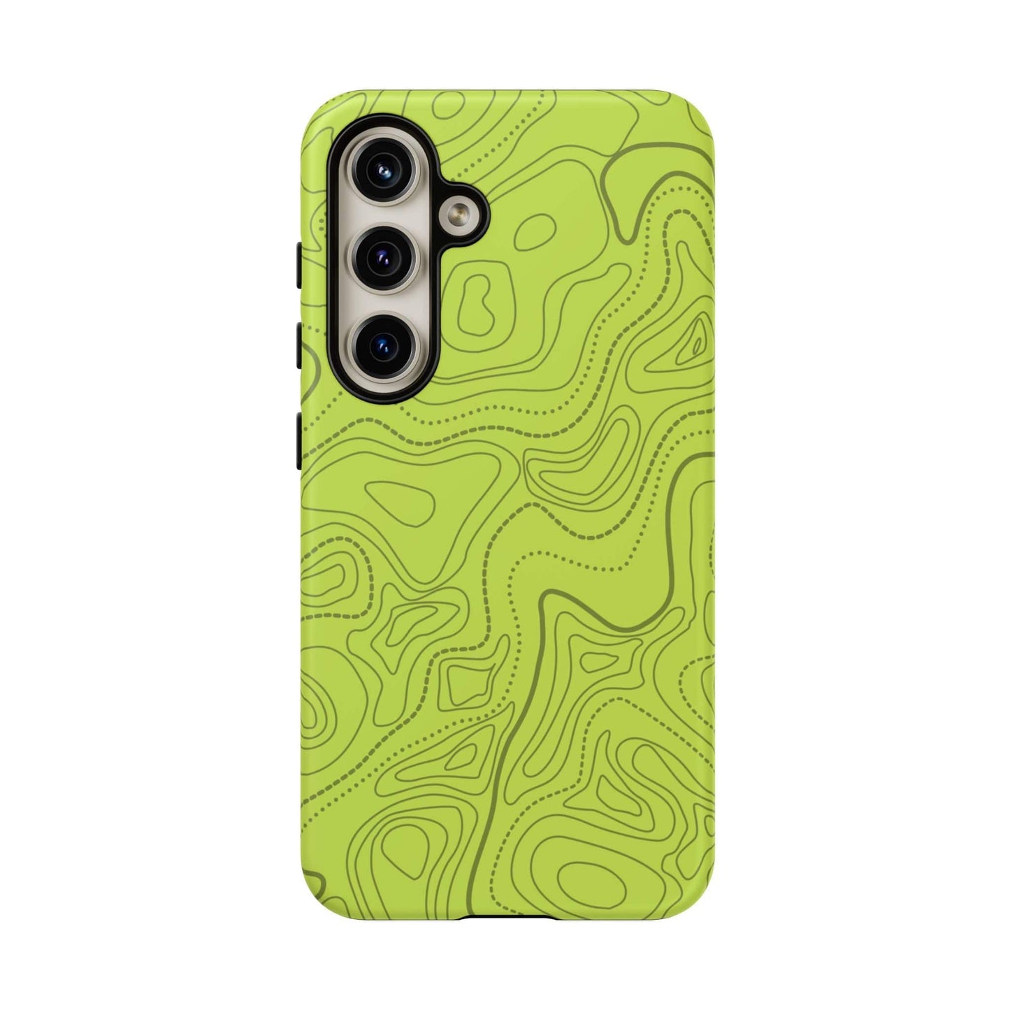 K-Factor Supply Co Signal Green Topo Tough Android Case Samsung Galaxy S24 / Matte