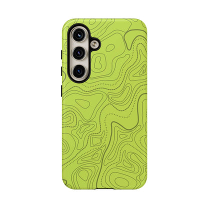 K-Factor Supply Co Signal Green Topo Tough Android Case Samsung Galaxy S24 / Matte