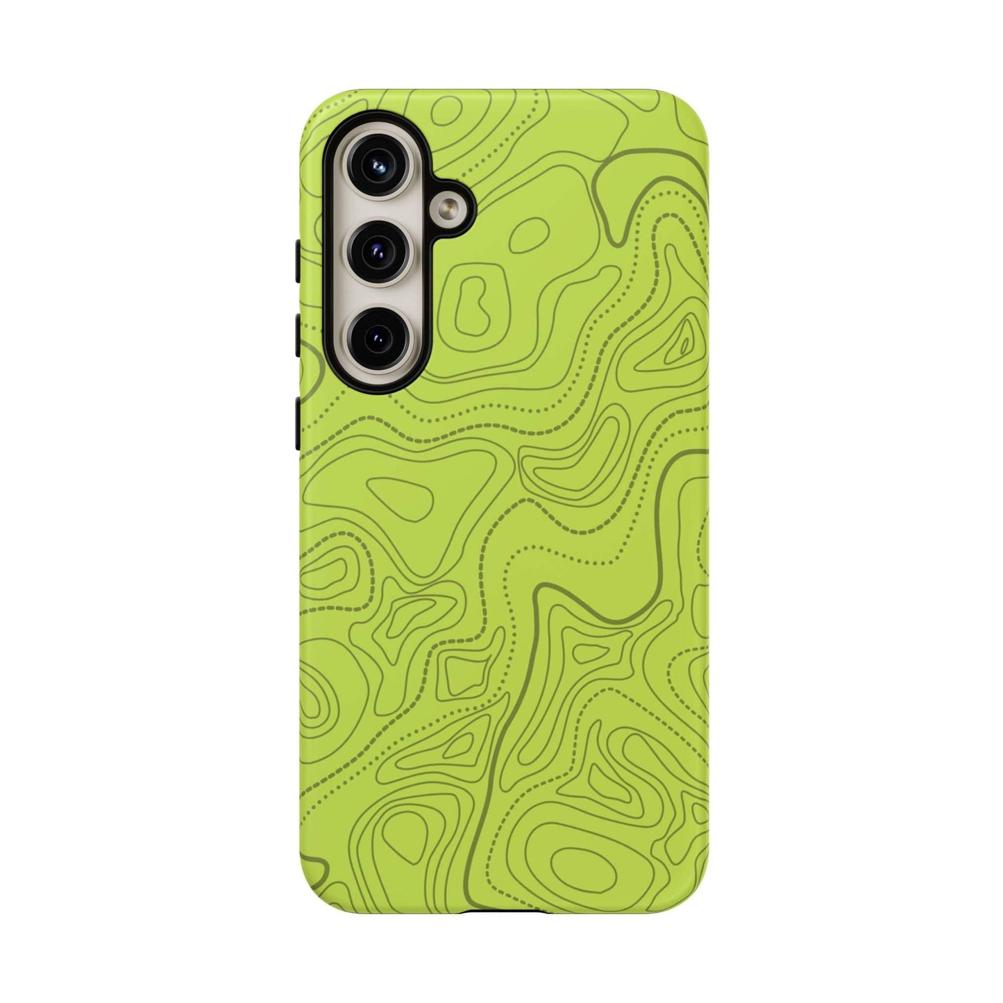 K-Factor Supply Co Signal Green Topo Tough Android Case Samsung Galaxy S24 Plus / Matte
