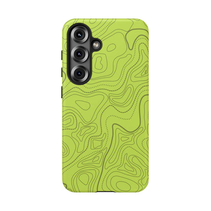 K-Factor Supply Co Signal Green Topo Tough Android Case Samsung Galaxy S25