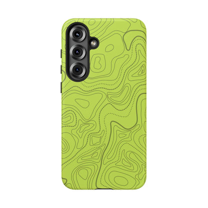 K-Factor Supply Co Signal Green Topo Tough Android Case Samsung Galaxy S25 Plus