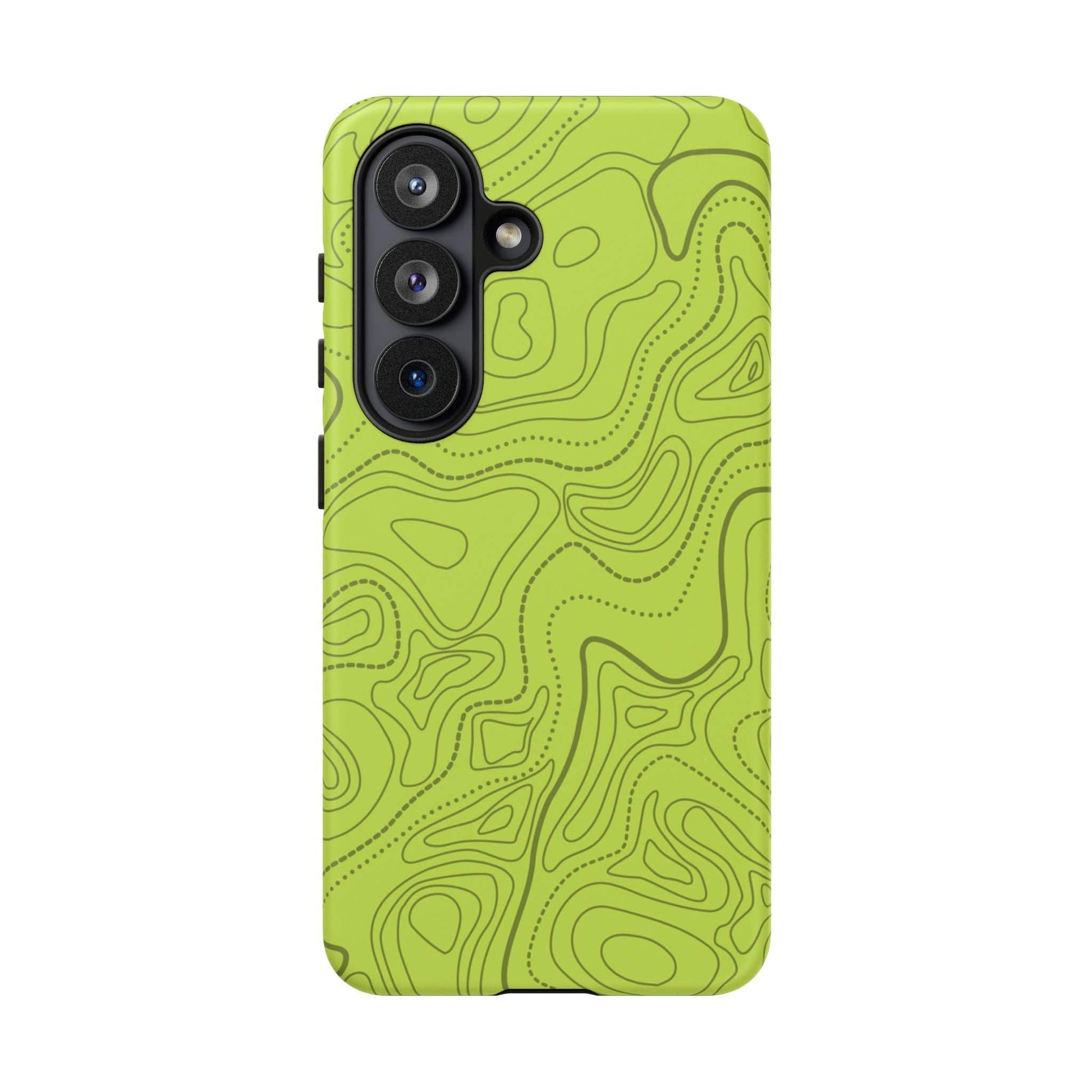 K-Factor Supply Co Signal Green Topo Tough Android Case Samsung Galaxy S26 / Matte