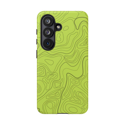 K-Factor Supply Co Signal Green Topo Tough Android Case Samsung Galaxy S26 / Matte
