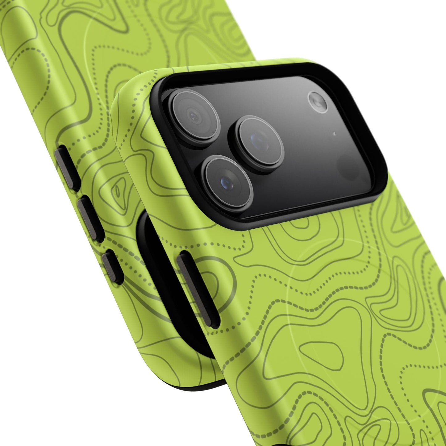 K-Factor Supply Co Signal Green Topo Tough Magnetic iPhone Case