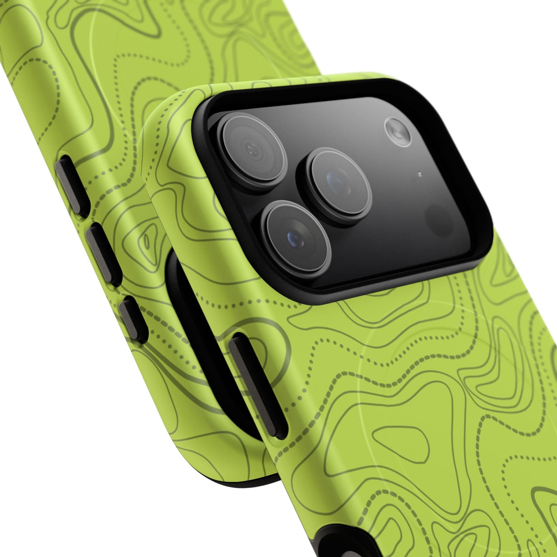 K-Factor Supply Co Signal Green Topo Tough Magnetic iPhone Case
