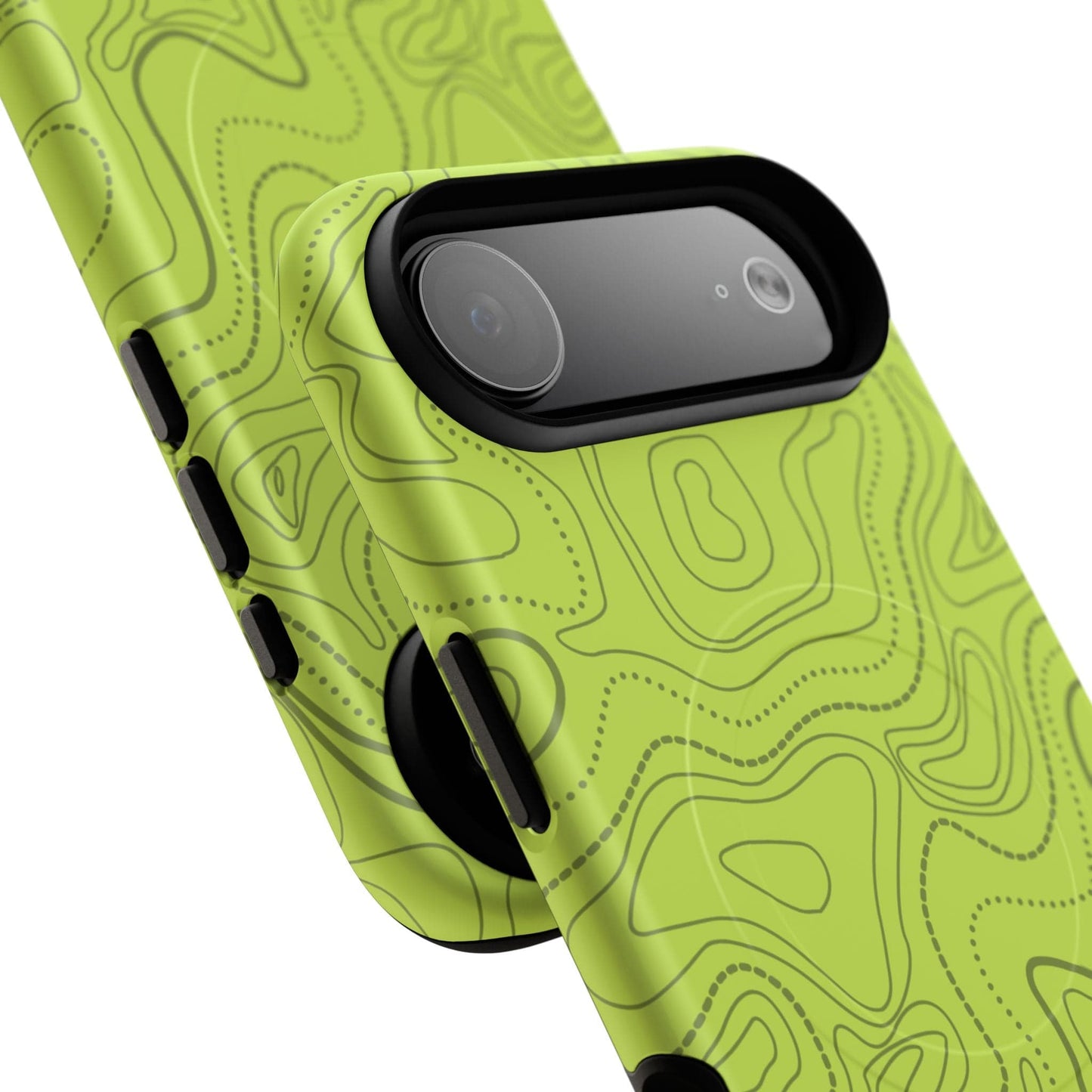 K-Factor Supply Co Signal Green Topo Tough Magnetic iPhone Case