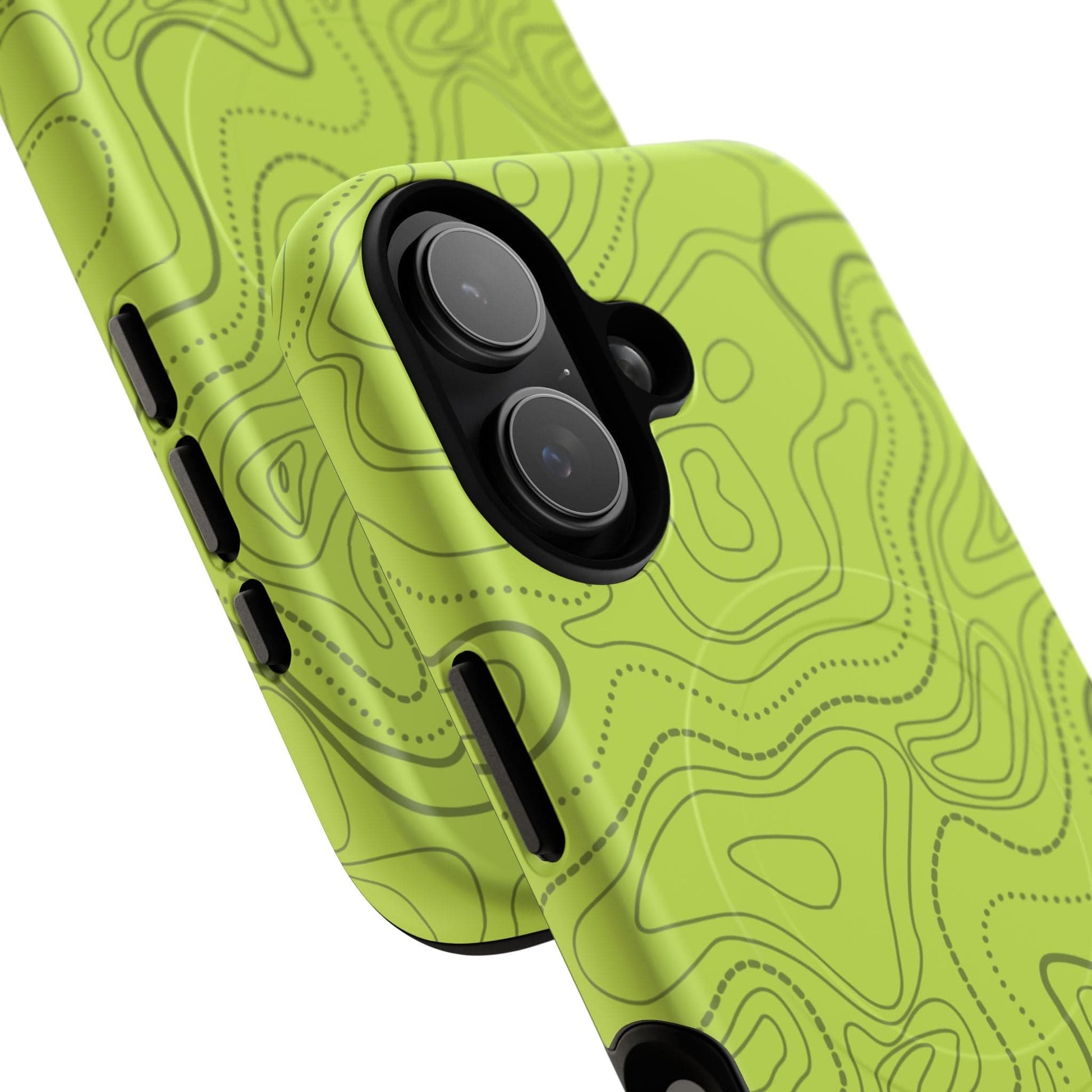 K-Factor Supply Co Signal Green Topo Tough Magnetic iPhone Case