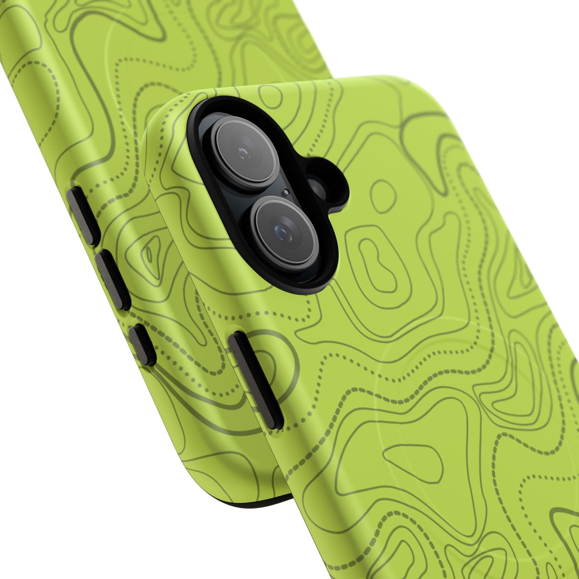 K-Factor Supply Co Signal Green Topo Tough Magnetic iPhone Case