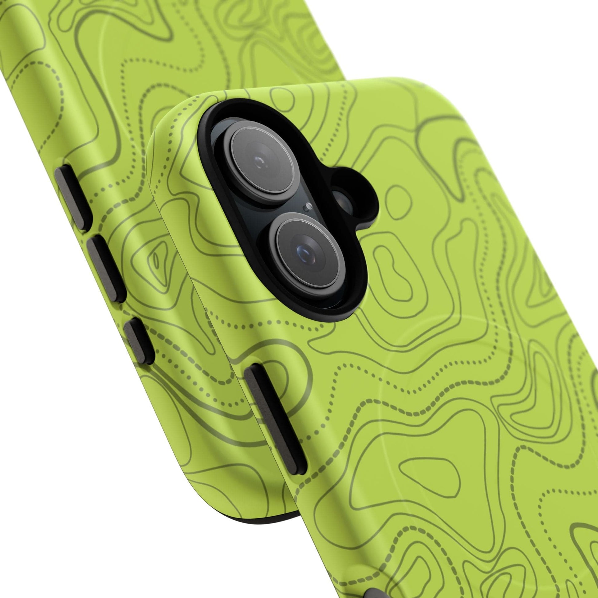 K-Factor Supply Co Signal Green Topo Tough Magnetic iPhone Case