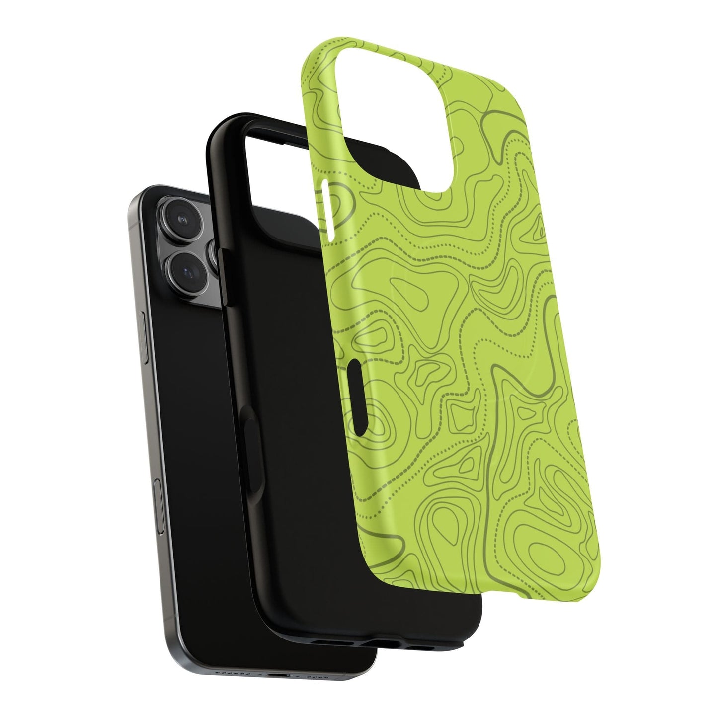 K-Factor Supply Co Signal Green Topo Tough Magnetic iPhone Case