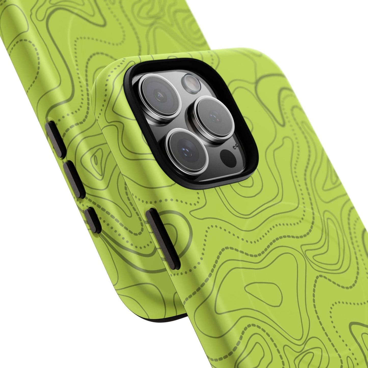 K-Factor Supply Co Signal Green Topo Tough Magnetic iPhone Case