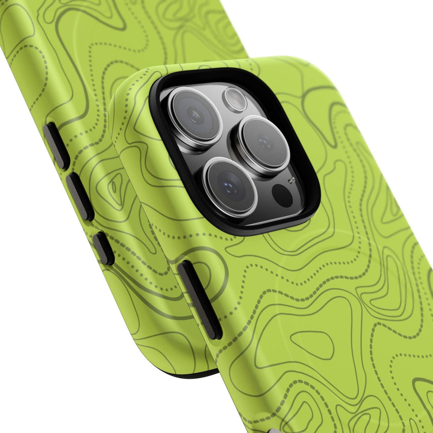 K-Factor Supply Co Signal Green Topo Tough Magnetic iPhone Case