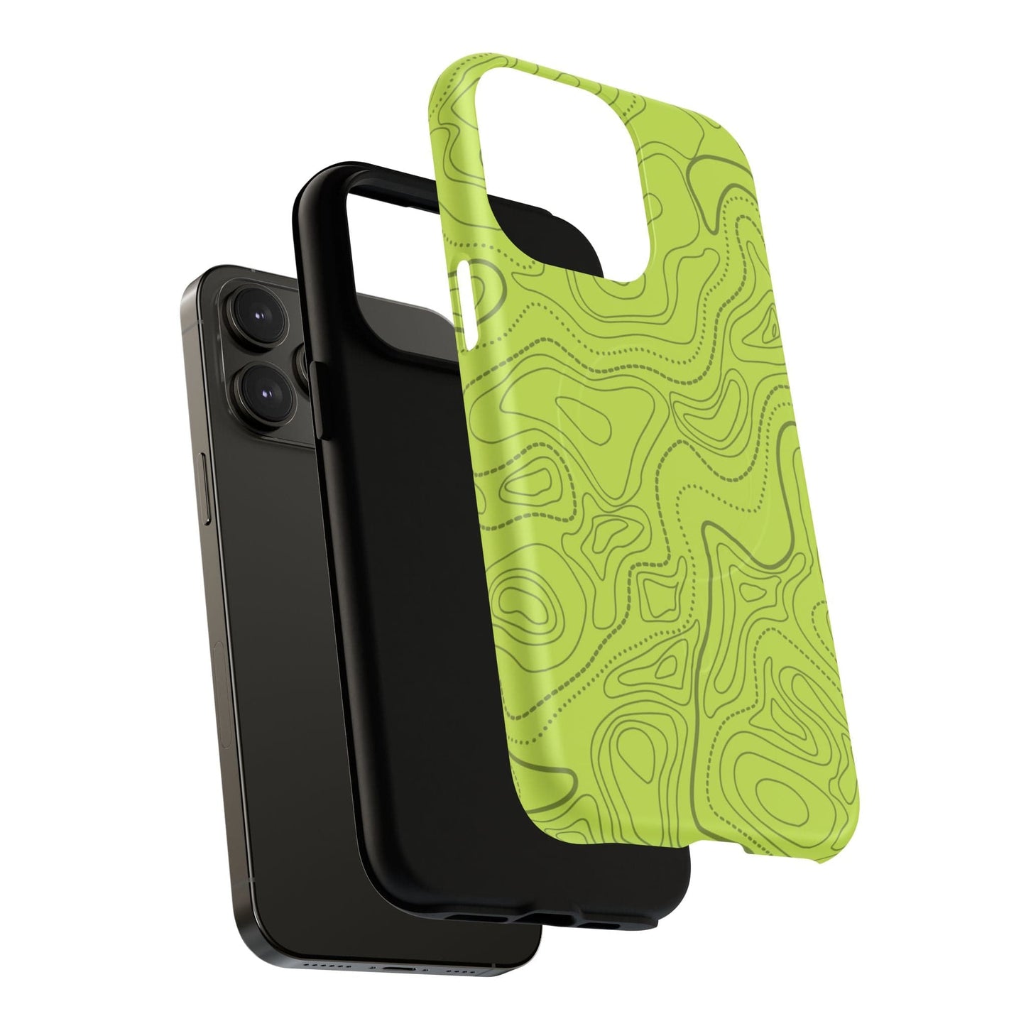 K-Factor Supply Co Signal Green Topo Tough Magnetic iPhone Case
