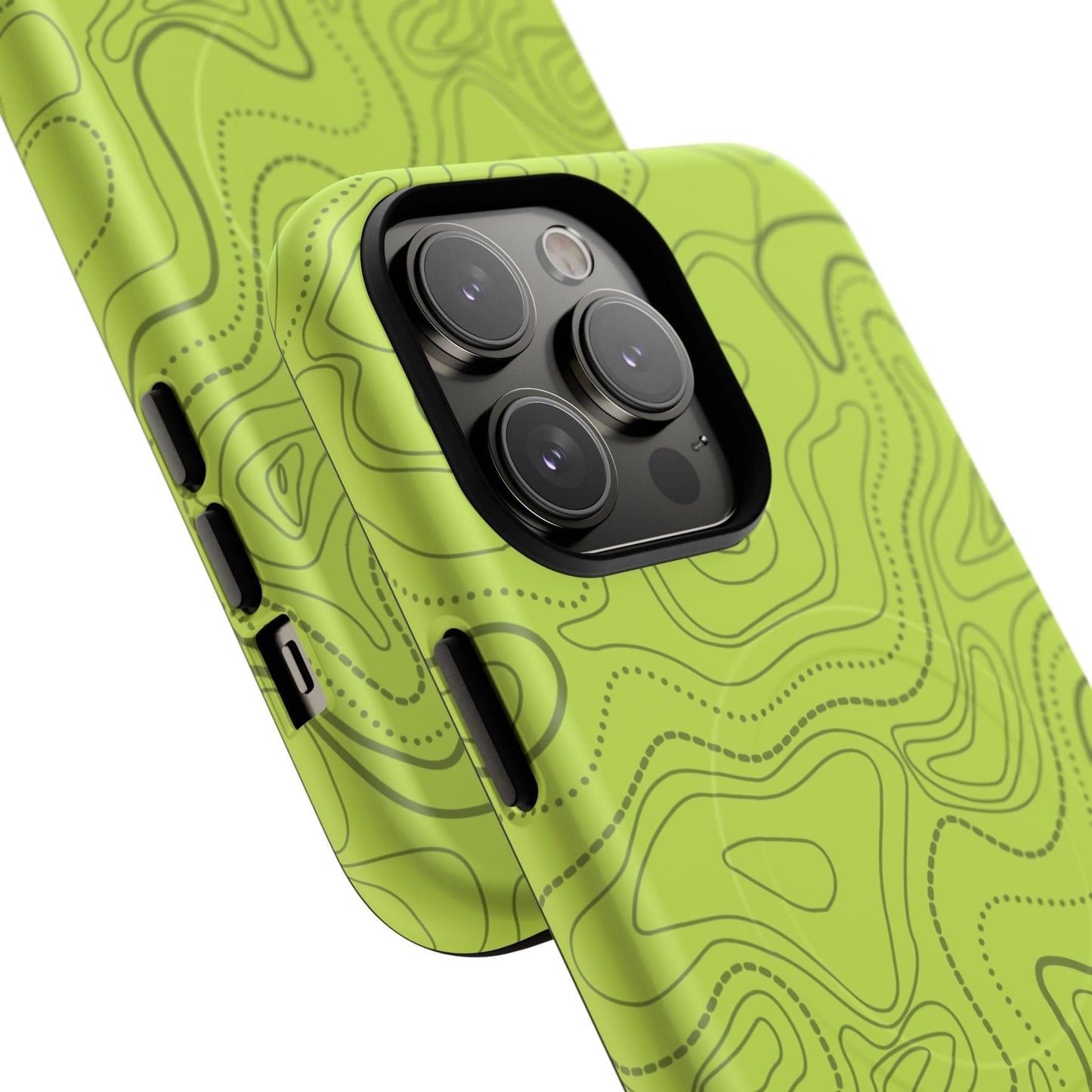 K-Factor Supply Co Signal Green Topo Tough Magnetic iPhone Case