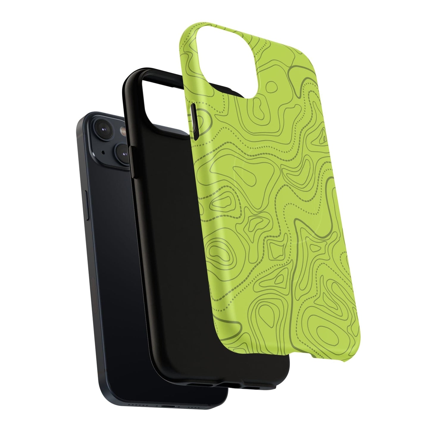 K-Factor Supply Co Signal Green Topo Tough Magnetic iPhone Case