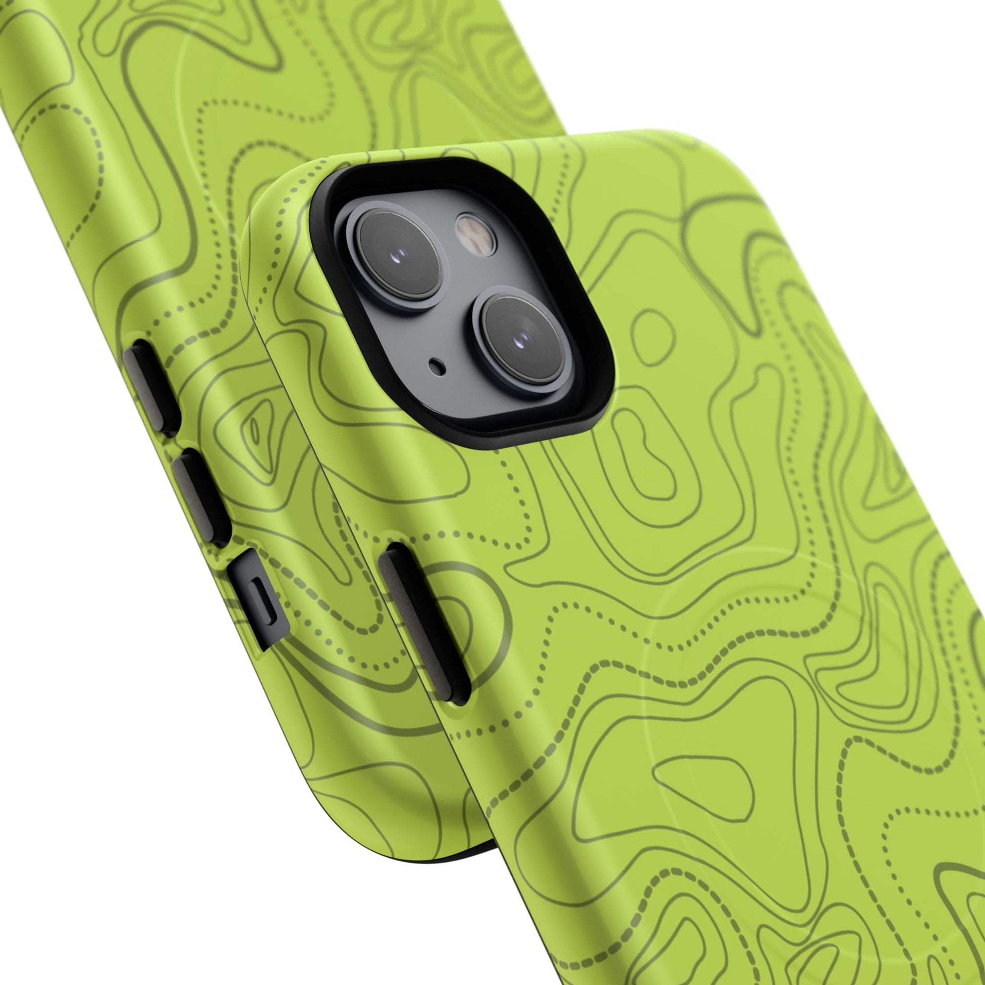 K-Factor Supply Co Signal Green Topo Tough Magnetic iPhone Case